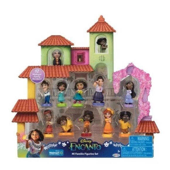 Disney ENCANTO Movie MI FAMILIA FIGURINE SET 12 Madrigal Family Members 2021 - Picture 1 of 11